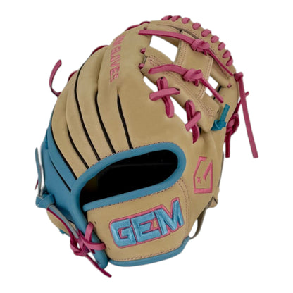 Gem Gloves Baseball Fielding Glove - GEM121 Carolina Peach