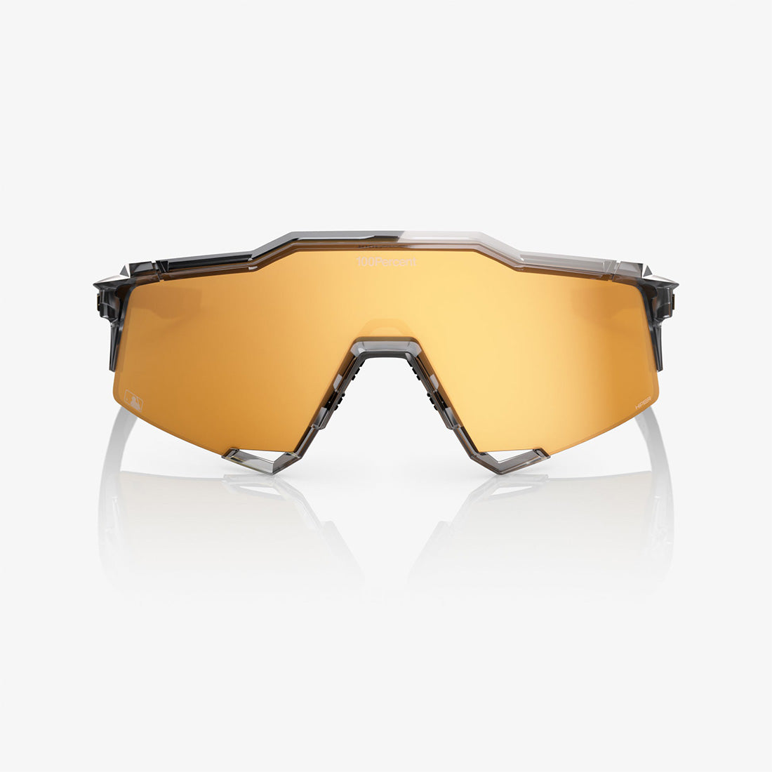 100% SPEEDCRAFT MLB Authentic Polished Translucent Grey - HiPER 24K Gold Mirror Lens