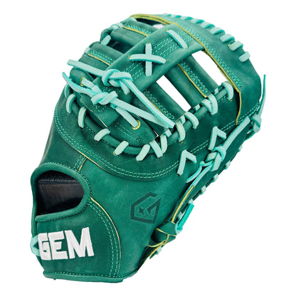 Gem Gloves Baseball First Base Mitt/Glove - GEM056 Emerald