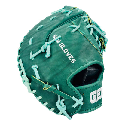Gem Gloves Baseball First Base Mitt/Glove - GEM056 Emerald
