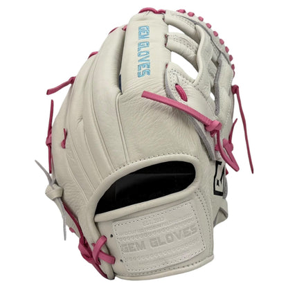 Gem Gloves Game-Ready Softball Fielding Glove - GEM094 Sugar Rush