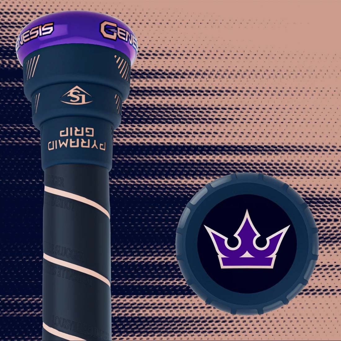 2026 Louisville Slugger Genesis (Royal Geny Collection) 14" Balanced USSSA Slowpitch Softball Bat