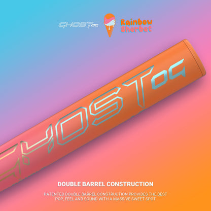 2025 Easton Ghost OG Rainbow Sherbet (-10) Fastpitch Softball Bat: EFP5GHRS10