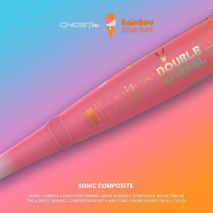 2025 Easton Ghost OG Rainbow Sherbet (-10) Fastpitch Softball Bat: EFP5GHRS10