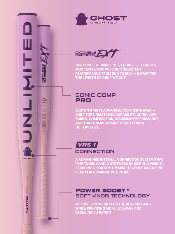 2026 Easton Ghost Unlimited (-9) Fastpitch Softball Bat: EFP6GHUL9 (DEMO)