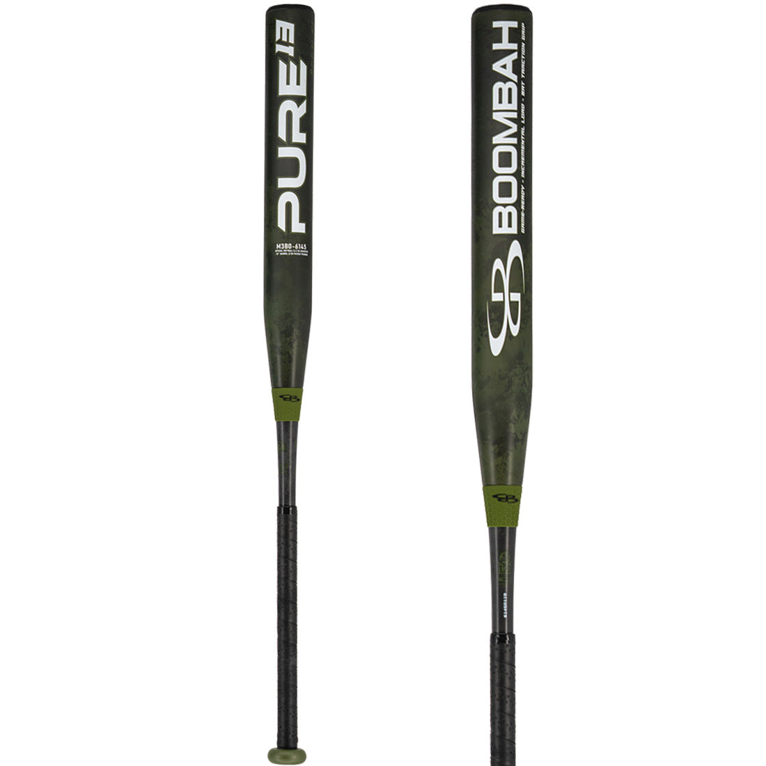 Boombah Pure Green Boom 13" Endloaded Slowpitch Softball Bat: M2B0-6145