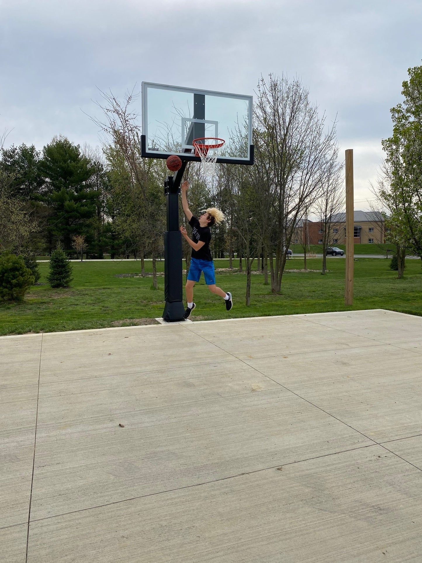 Ironclad HIL664-XXL In Ground Fixed Height Basketball Hoop