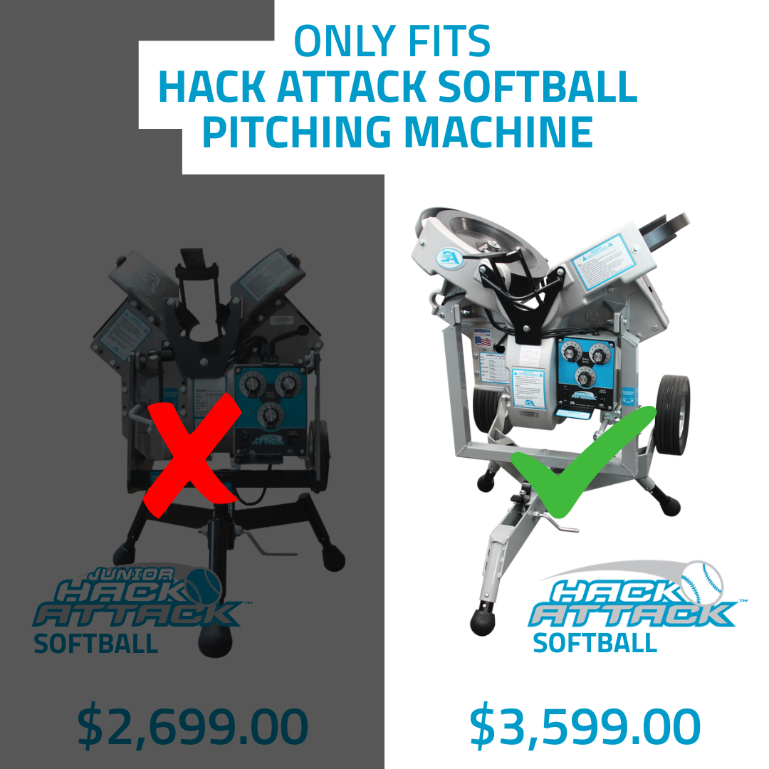Softball - Timing Chutes™ for Hack Attack Pitching Machines