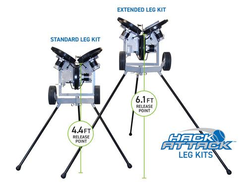 Extended Leg Kits for BASEBALL Pitching Machines by Sports Attack