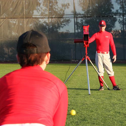 Heater Sports Real 12" Softball Pitching Machine With Ball Feeder