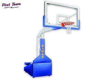 Hurricane™ 72" Tempered Glass Portable Basketball Hoop by First Team