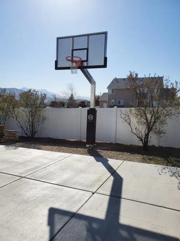 Dominator Pro 72″ Basketball Hoop – Shatterproof Aluminum Backboard