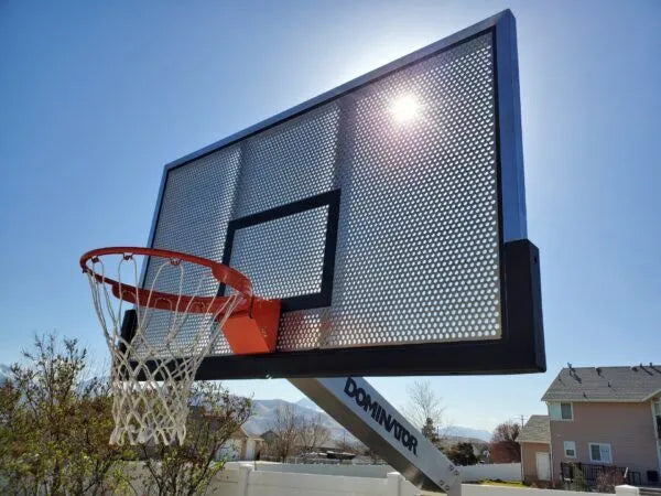 Dominator Pro 72″ Basketball Hoop – Shatterproof Aluminum Backboard