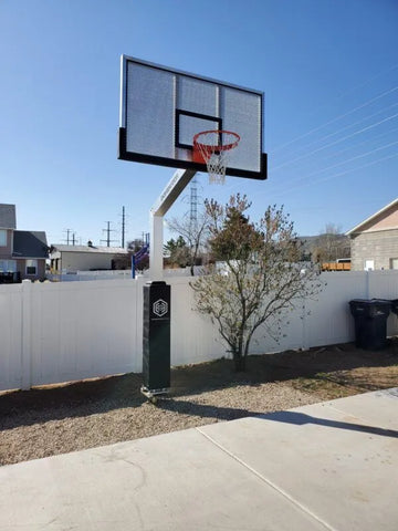 Dominator Pro 72″ Basketball Hoop – Shatterproof Aluminum Backboard