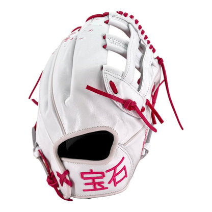 Gem Gloves Softball Fielding Glove - GEM101 Cherry Blossom
