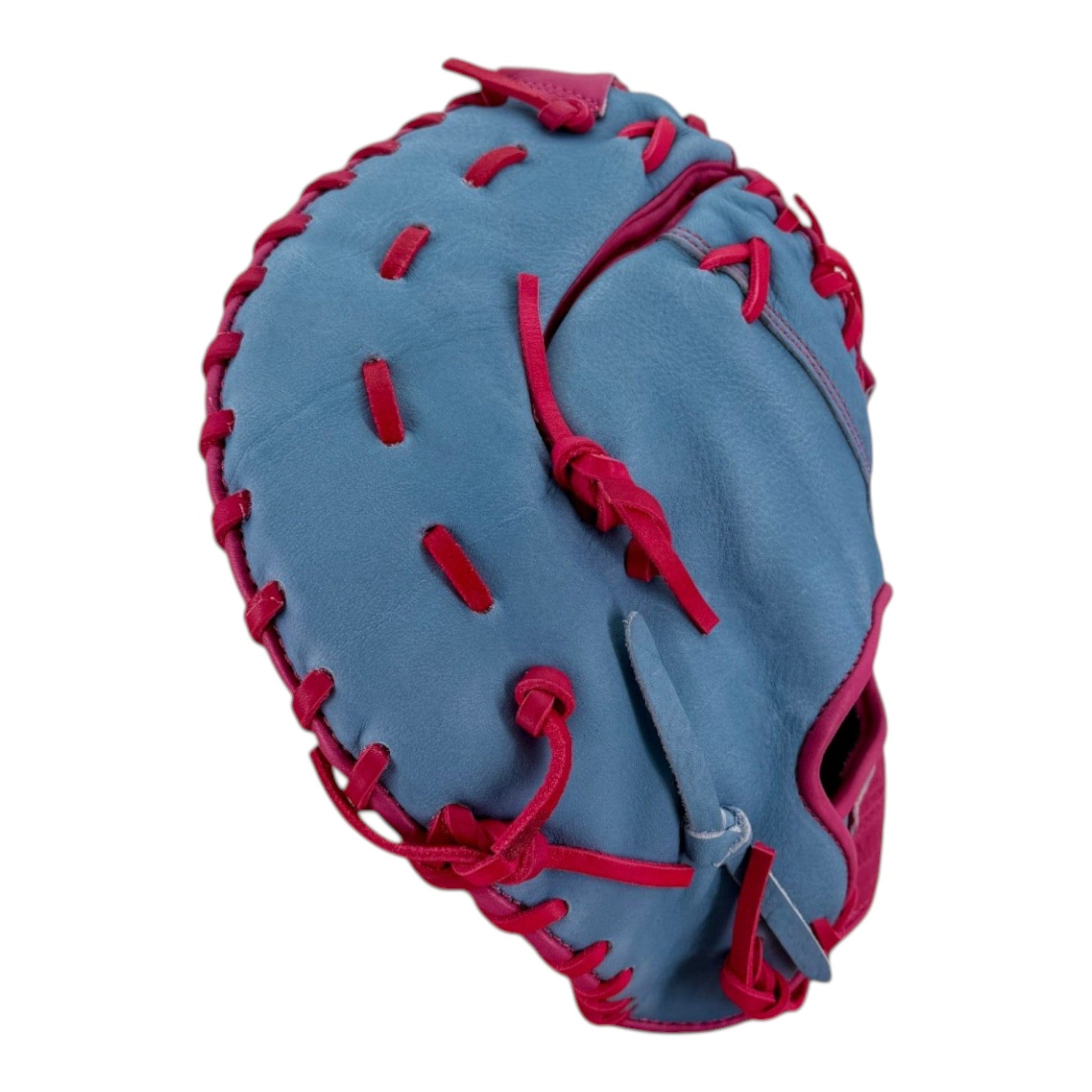 Gem Gloves Game-Ready Softball First Base Mitt/Glove - GEM141 BubbleGum