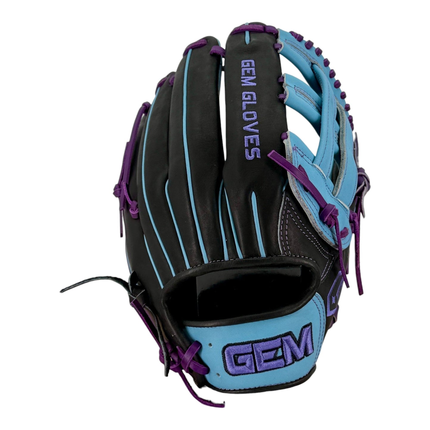 Gem Gloves Average Dudes Signature Model Softball Fielding Glove - GEM144 Purple Reign