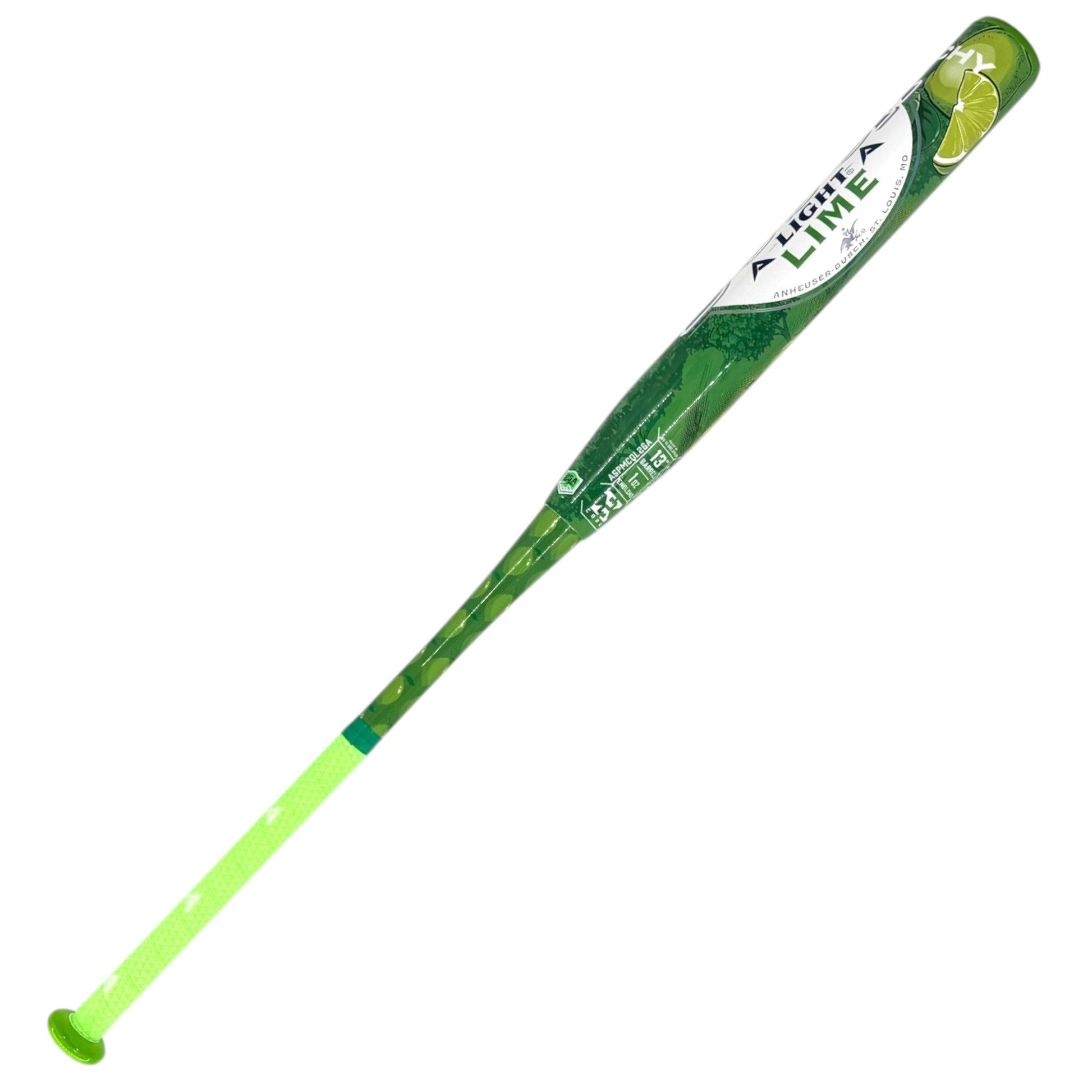 2026 Anarchy Busch Lime 2-Piece End Loaded USA/ASA Slowpitch Softball Bat ASPMCQL26A