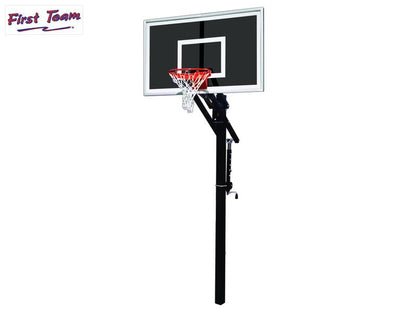Jam™ Adjustable In-Ground Basketball Hoop by First Team