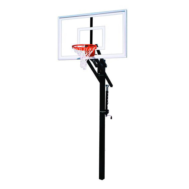 Jam™ Adjustable In-Ground Basketball Hoop by First Team
