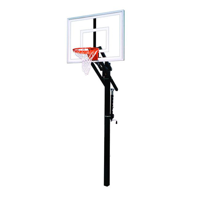 Jam™ Adjustable In-Ground Basketball Hoop by First Team