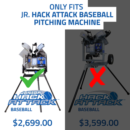 Baseball - Perfect Timing™ Extended Pitching Machine Chutes for Junior Hack Attack Pitching Machines