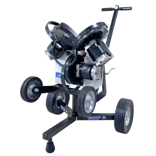 Junior Hack Attack Pitching Machine with Fungo Kart Combo