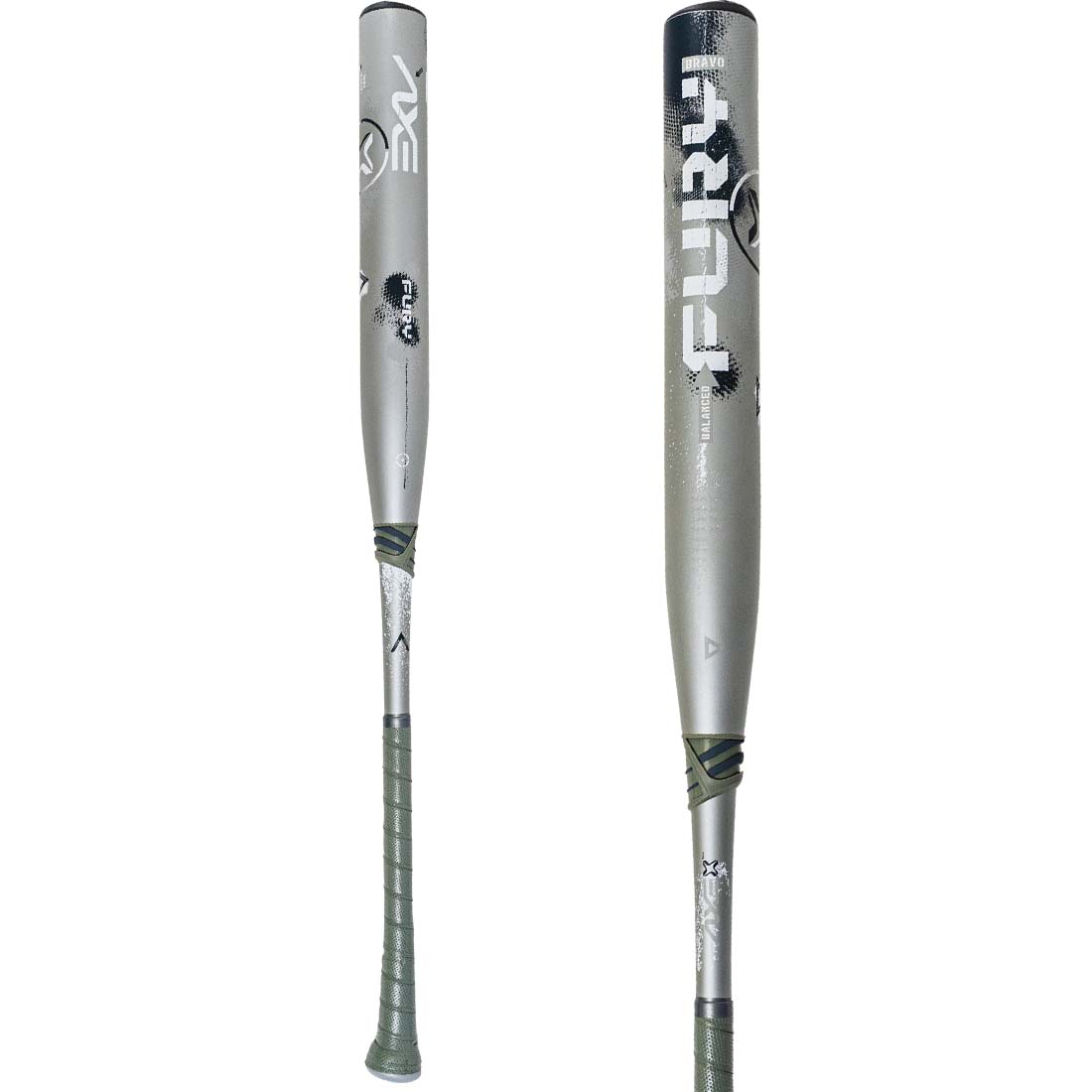 2026 Axe Fury Bravo 13" Balanced USSSA Slowpitch Softball Bat: L154Q-FLR (Flared Handle)