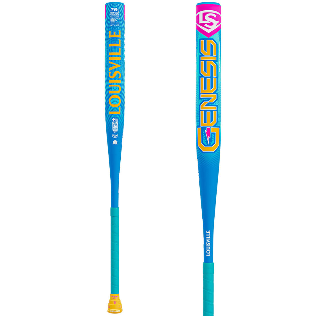 2026 Louisville Slugger Genesis “Love The Moment” 1PC End Loaded USSSA Slowpitch Softball Bat: WBL4238010