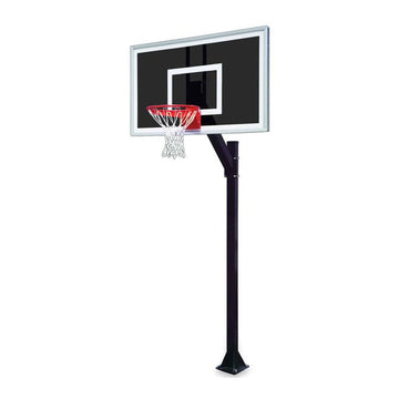 Legacy™ Fixed-Height In-Ground Bolt-Down Basketball Hoop by First Team