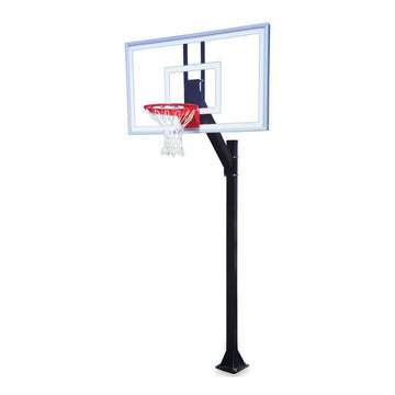 Legacy™ Fixed-Height In-Ground Bolt-Down Basketball Hoop by First Team