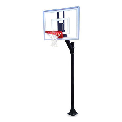 Legacy™ Fixed-Height In-Ground Bolt-Down Basketball Hoop by First Team