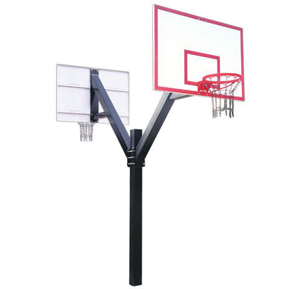 Legend™ Fixed-Height In-Ground Basketball Hoop by First Team