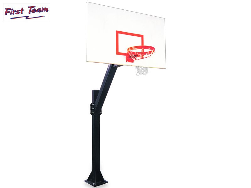 Legend™ Fixed-Height Bolt-Down In-Ground Basketball Hoop by First Team