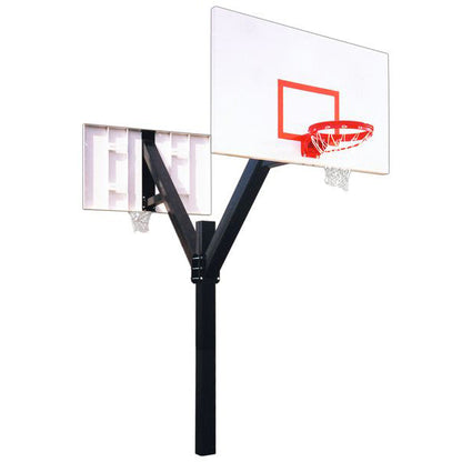 Legend™ Fixed-Height In-Ground Basketball Hoop by First Team
