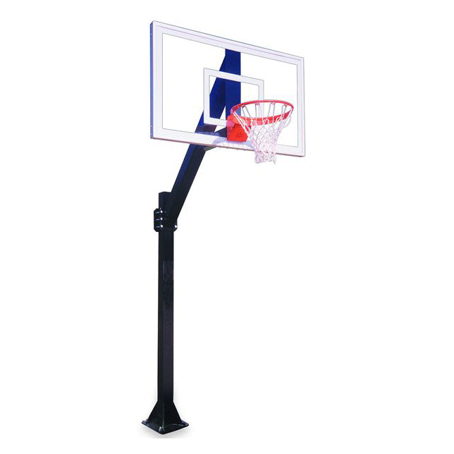 Legend™ Jr. Fixed-Height Bolt-Down In-Ground Basketball Hoop by First Team