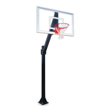 Legend™ Jr. Fixed-Height Bolt-Down In-Ground Basketball Hoop by First Team