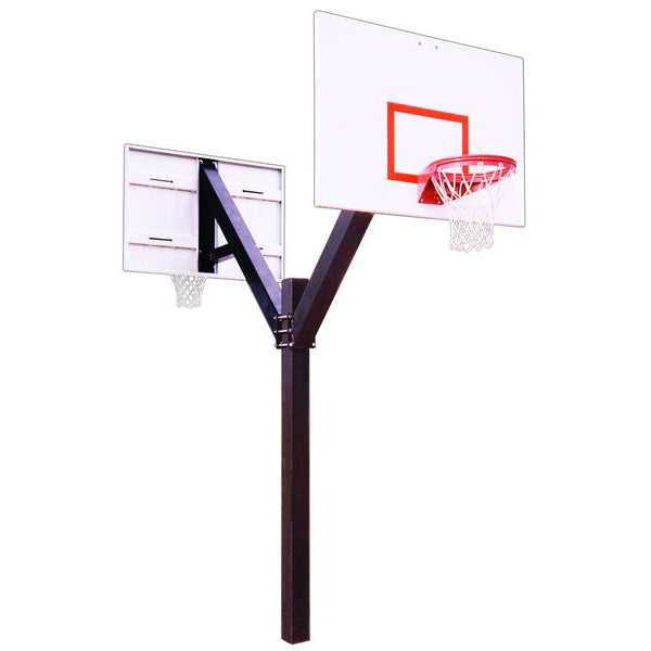 Legend™ Fixed-Height In-Ground Basketball Hoop by First Team