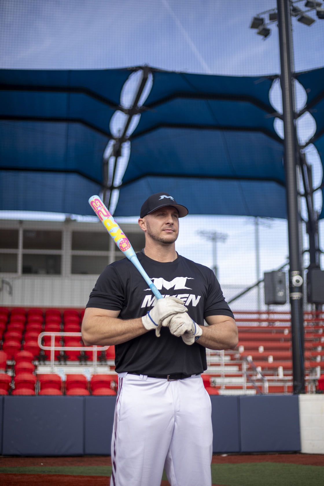 2026 Miken KP23 Neon 2-Piece Maxload USSSA Slowpitch Softball Bat - MSU6NKPL