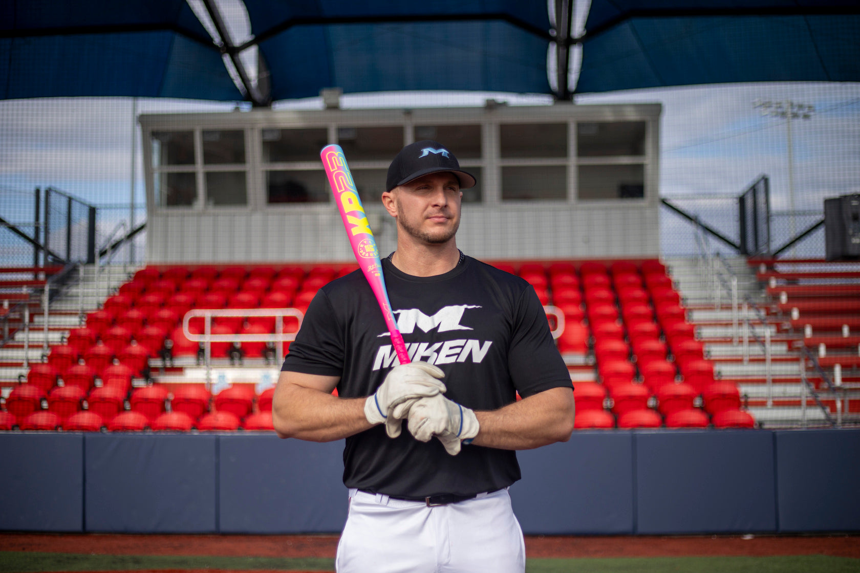 2026 Miken KP23 Neon 1-Piece Maxload USSSA Slowpitch Softball Bat - MSU6NKP1L