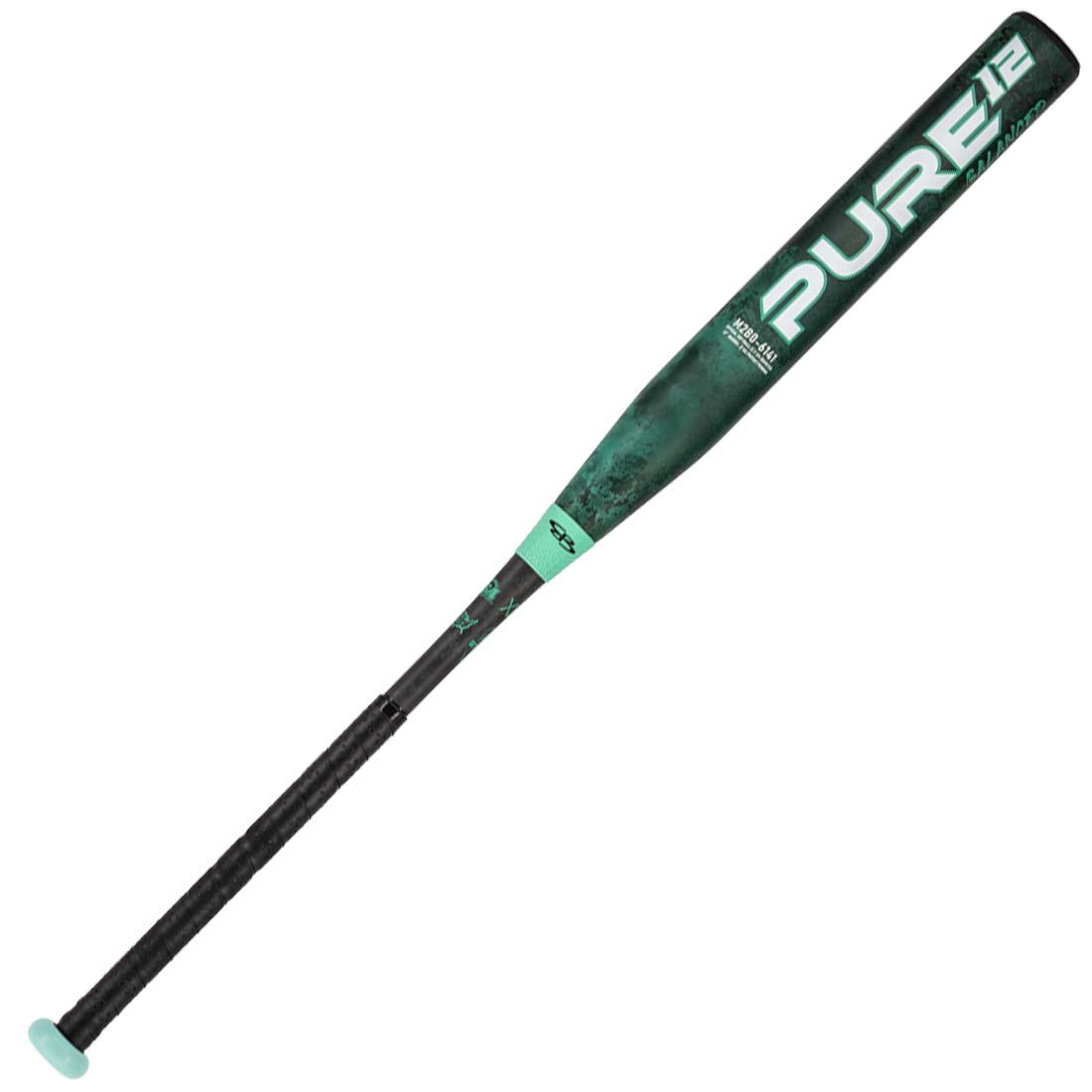 Boombah Pure Teal 12" Balanced USSSA Slowpitch Softball Bat: M2B0-6141
