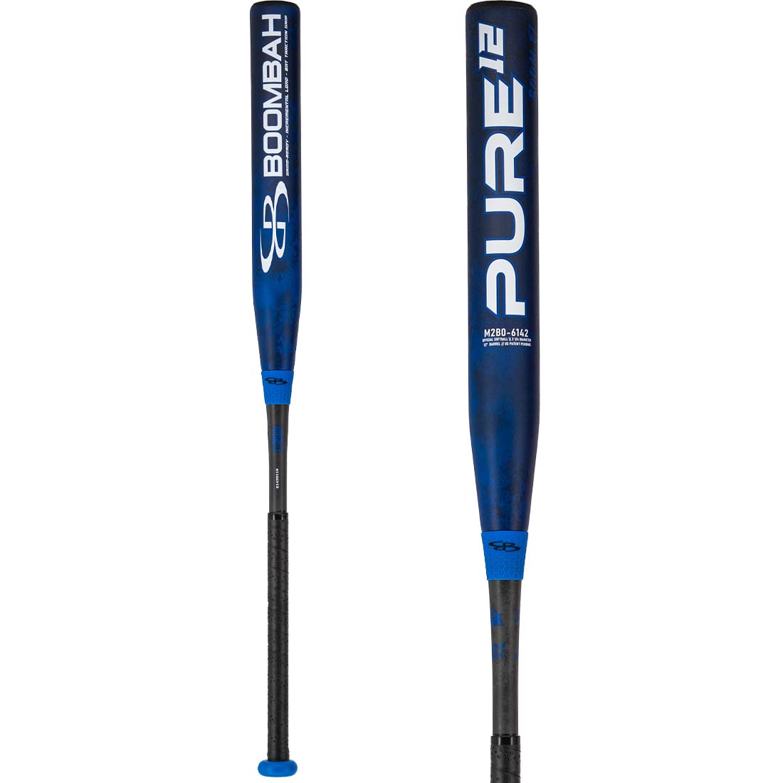 Boombah Pure Royal Blue Boom Load 12" Endloaded USSSA Slowpitch Softball Bat: M2B0-6142