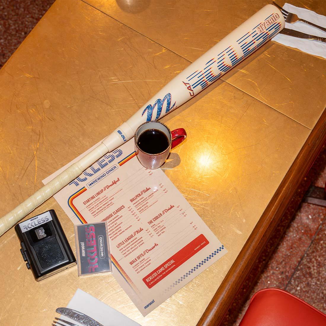 Marucci RCKLESS Rewind Hybrid BBCOR Baseball Bat: MCBCRHRC