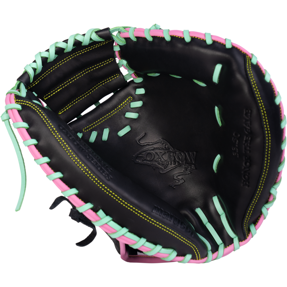 Marucci Oxbow 235C1 33.5" Baseball Catcher's Mitt: MFG4OX235C1-BK/RO
