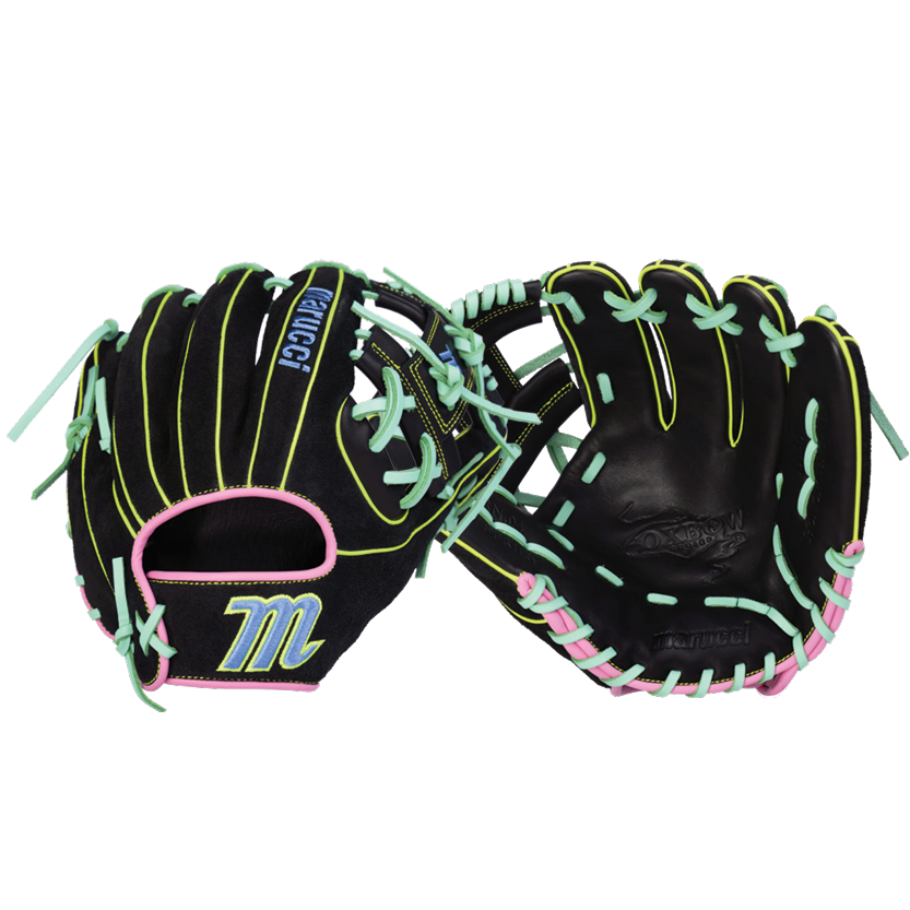 Marucci Oxbow 43A2 11.5" Baseball Glove: MFG4OX43A2-BK/RO