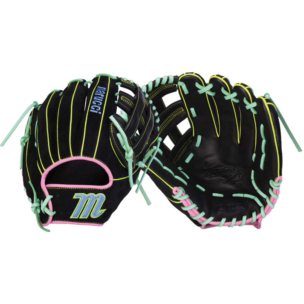 Marucci Oxbow 45A3 12" Baseball Glove: MFG4OX45A3-BK/RO