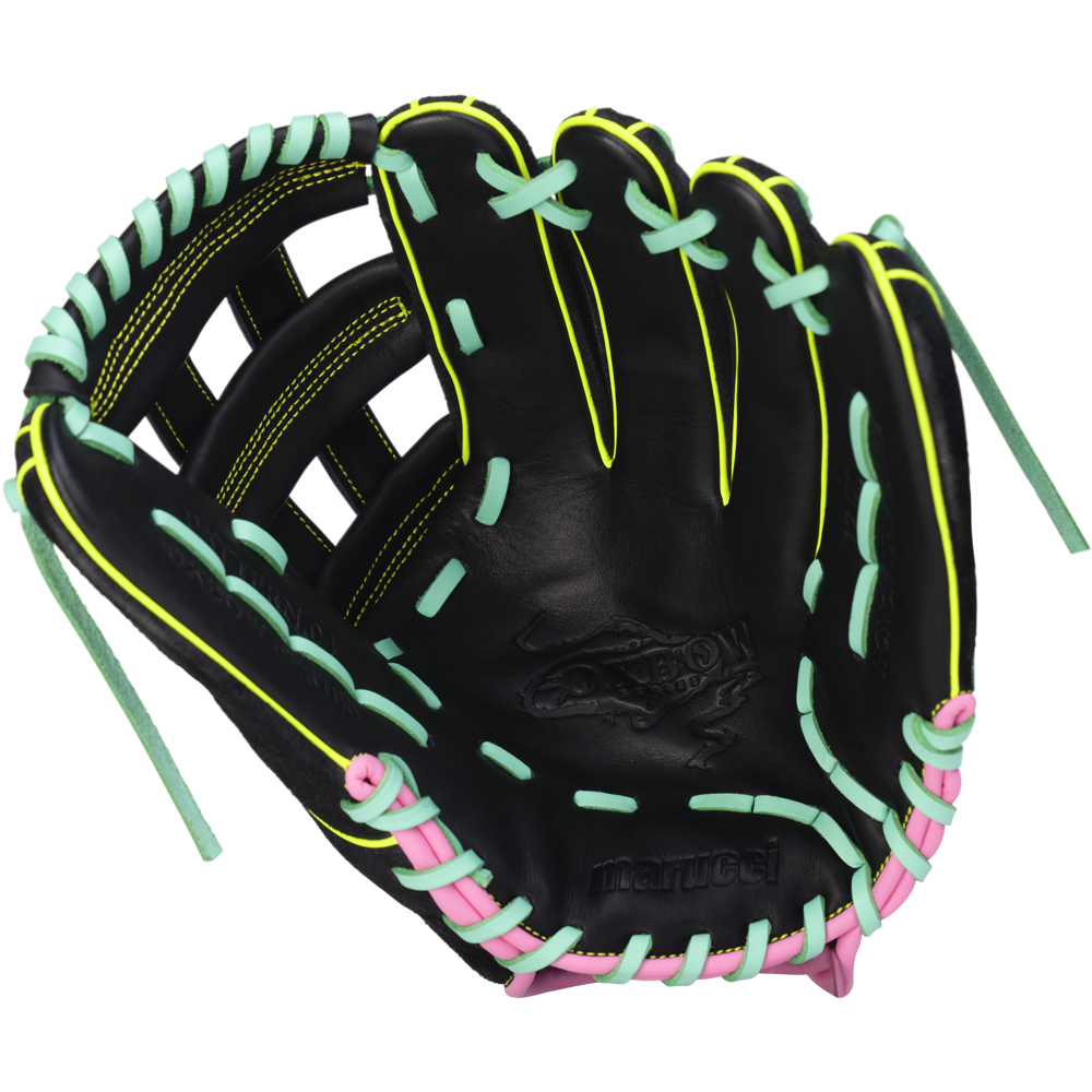 Marucci Oxbow 45A3 12" Baseball Glove: MFG4OX45A3-BK/RO
