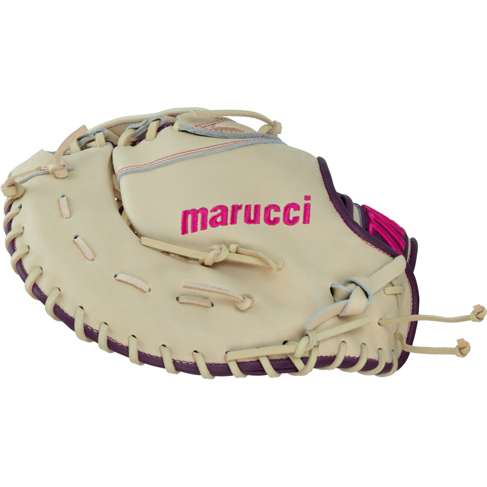 Marucci Ascension 39S2 13" Fastpitch First Base Mitt: MFGASFP39S2-CM/PR