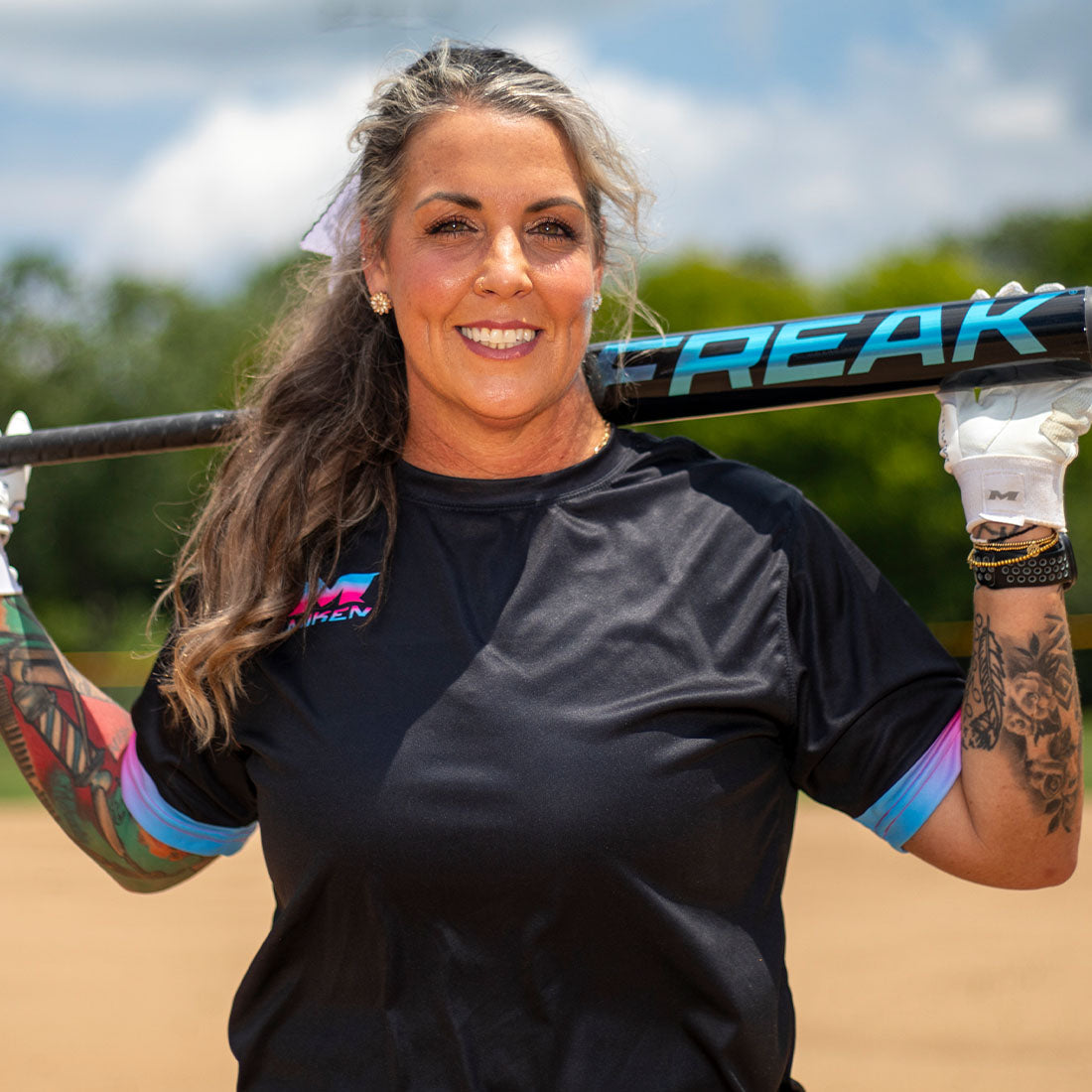 2026 Miken Freak Black 13" Maxload USA Slowpitch Softball Bat: MSA6FKBLKL