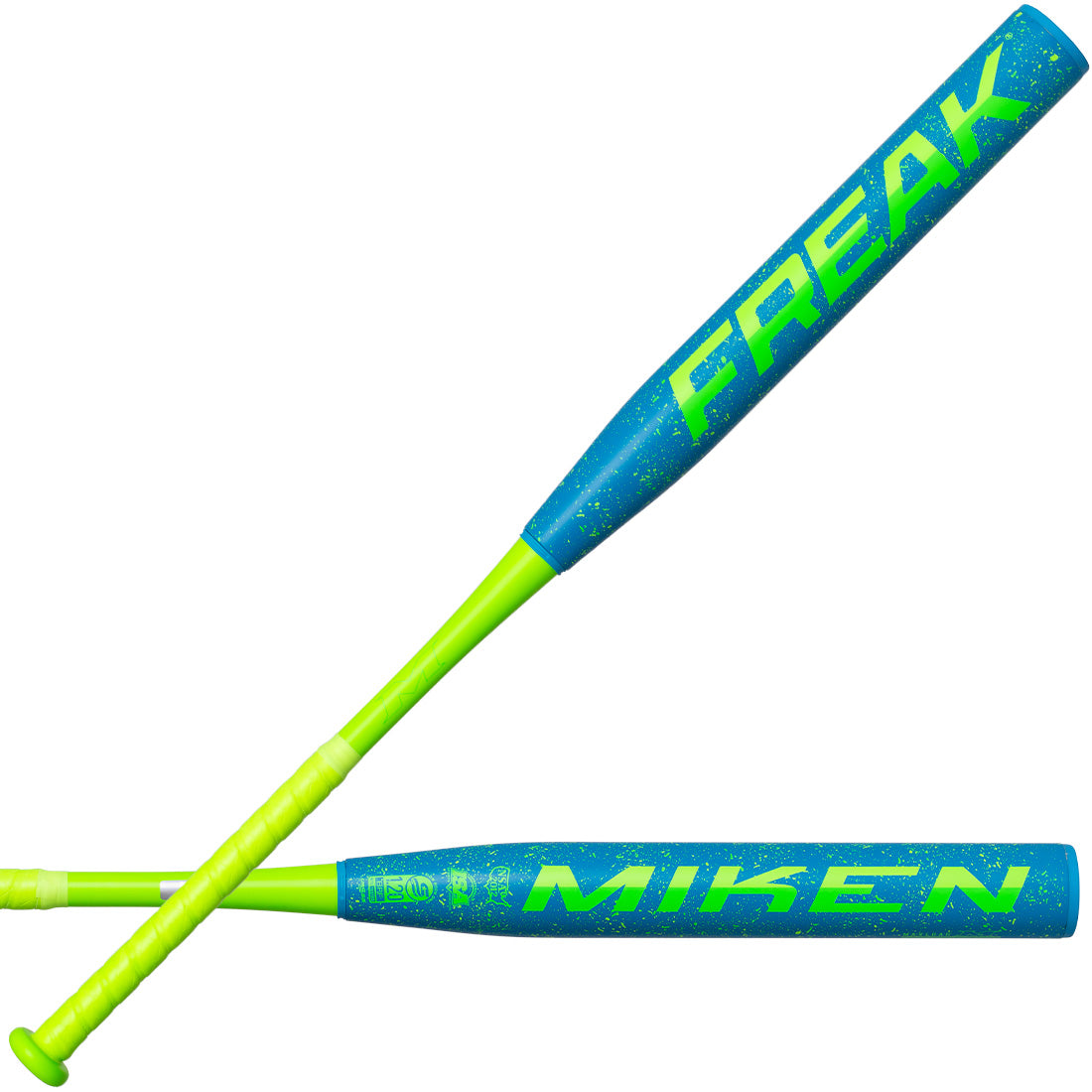 2026 Miken Freak "Splatter Series" 13.5" 2PC Maxload USSSA Slowpitch Softball Bat: MSU6FRKL